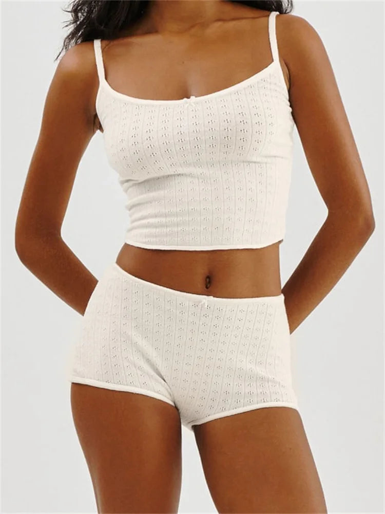 conjunto Feminino 2 Peças CHRONSTYLE – Casual, Sexy e Perfeito para o Verão
