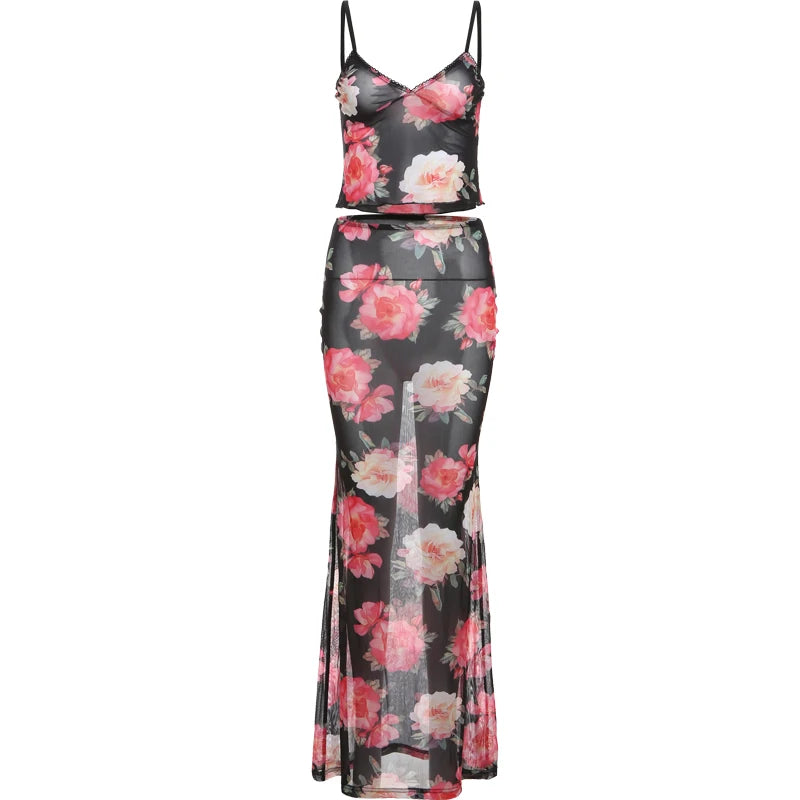Conjunto Feminino Sexy – Transparência, Elegância e Atitude Tropical.