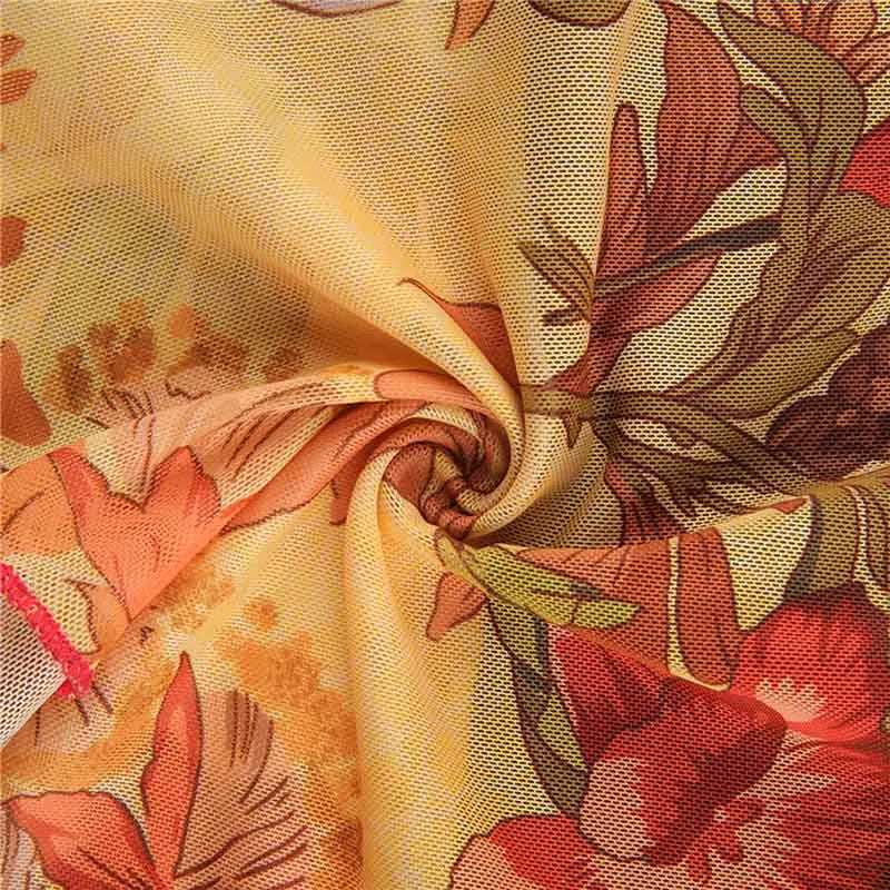 Top Floral Y2K Mesh - Itensifik