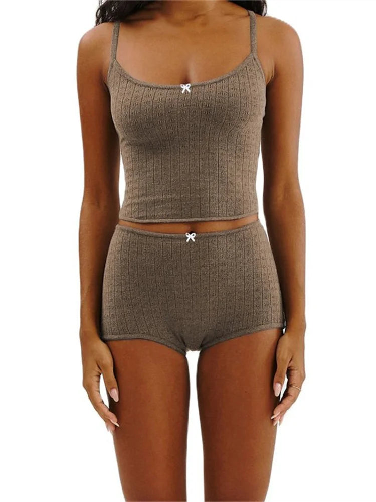 conjunto Feminino 2 Peças CHRONSTYLE – Casual, Sexy e Perfeito para o Verão