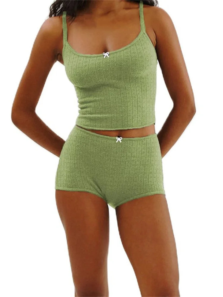 conjunto Feminino 2 Peças CHRONSTYLE – Casual, Sexy e Perfeito para o Verão