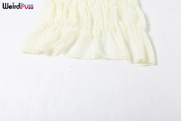 Conjunto Feminino Weird Puss 2 Peças – Sexy, Y2K e Cheio de Atitude