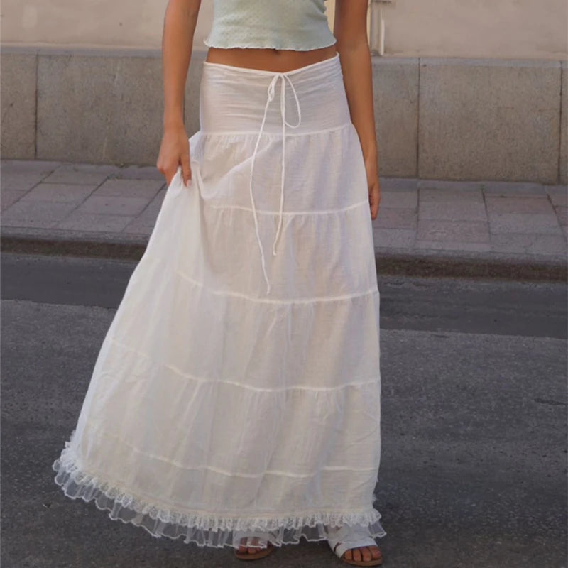Conjunto Off-Shoulder & Saia Longa.