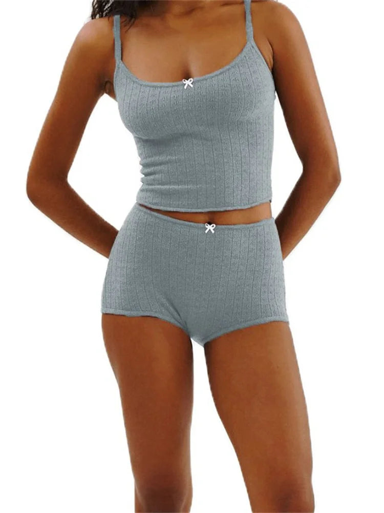 conjunto Feminino 2 Peças CHRONSTYLE – Casual, Sexy e Perfeito para o Verão