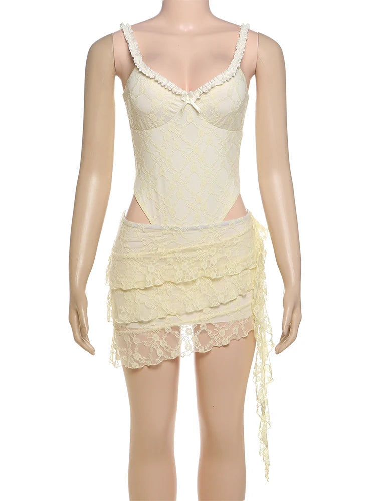 Conjunto Feminino Weird Puss Jacquard 2 Peças – Sofisticação Transparente com Toque Moderno