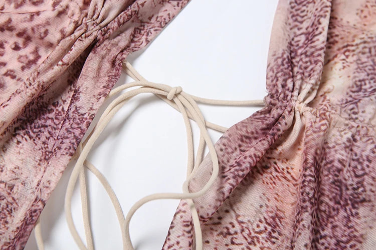 Camisole Leopard Print Y2K